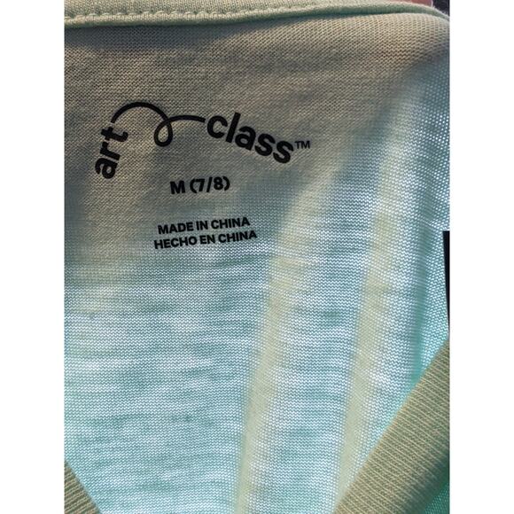 Kindness Sunshine Oversized Short Sleeve Graphic TShirt Art Class Mint Green M - Picture 4 of 7